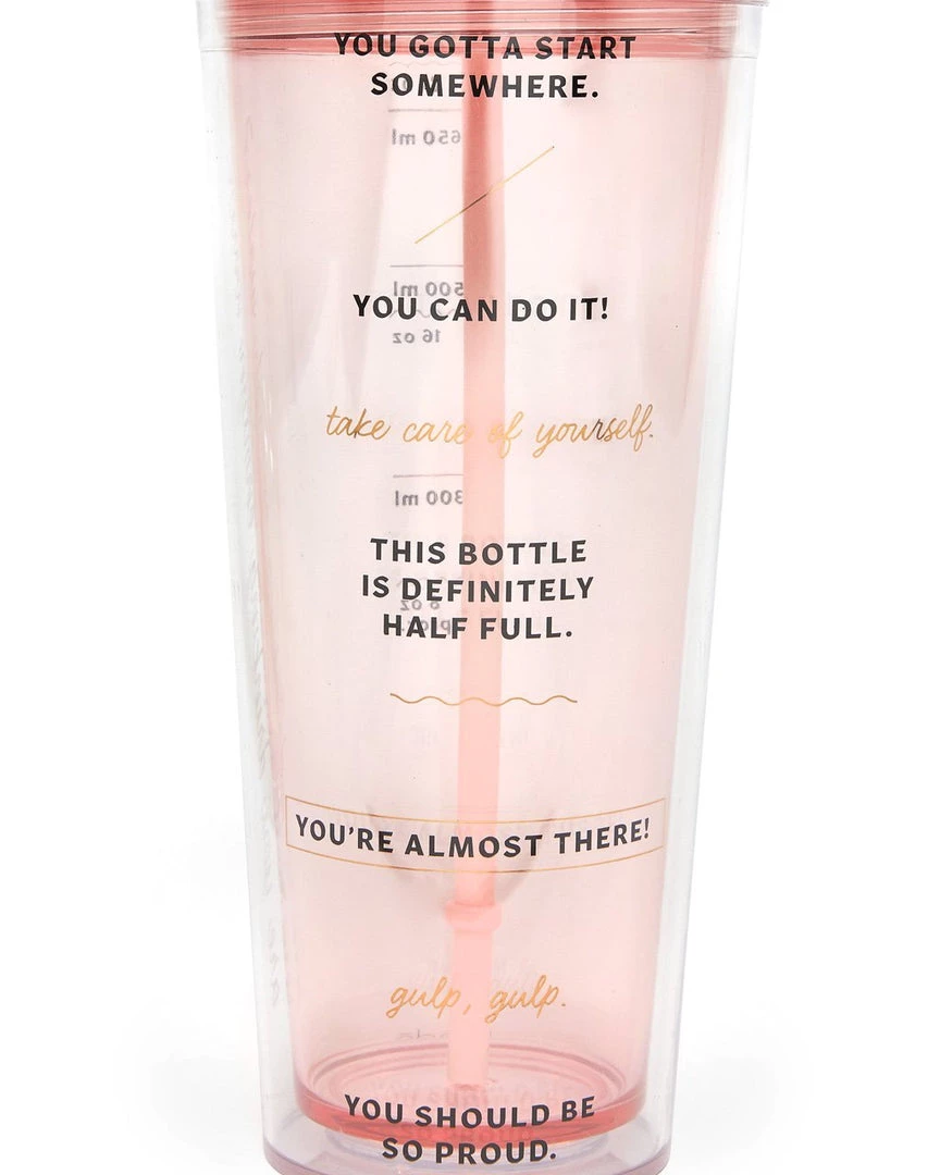 Ban.do Wellness 24 Oz. Sip Sip Tumbler With Straw - Drinking Enough Water? 2 Ban.do Wellness 24 Oz. Sip Sip Tumbler With Straw - Drinking Enough Water?