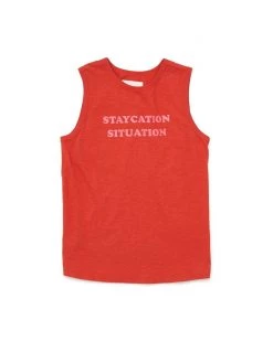 Ban.do Clothing Staycation Situation Slub Muscle Tank