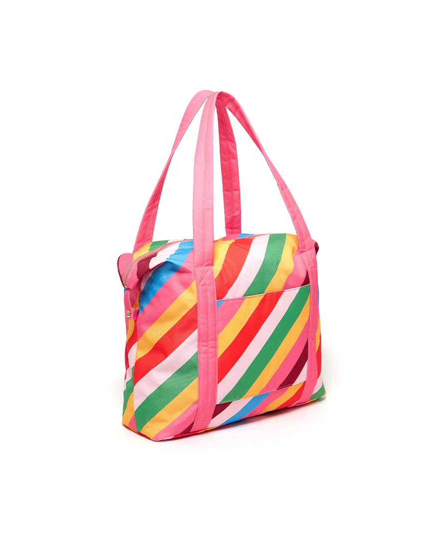 Ban.do Getaway Weekender Bag - Rainbow Stripe Accessories 2 Ban.do Getaway Weekender Bag - Rainbow Stripe Accessories