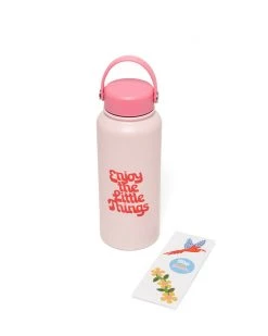 Ban.do Living Stainless Steel Water Bottle - Enjoy The Little Things