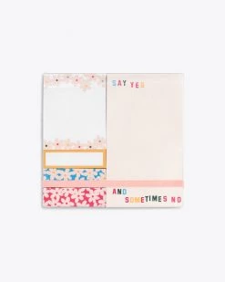 Ban.do Planners + Desk Sticky Note Set - Daisies