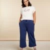 Ban.do Wide Leg Sweatpant - True Navy
