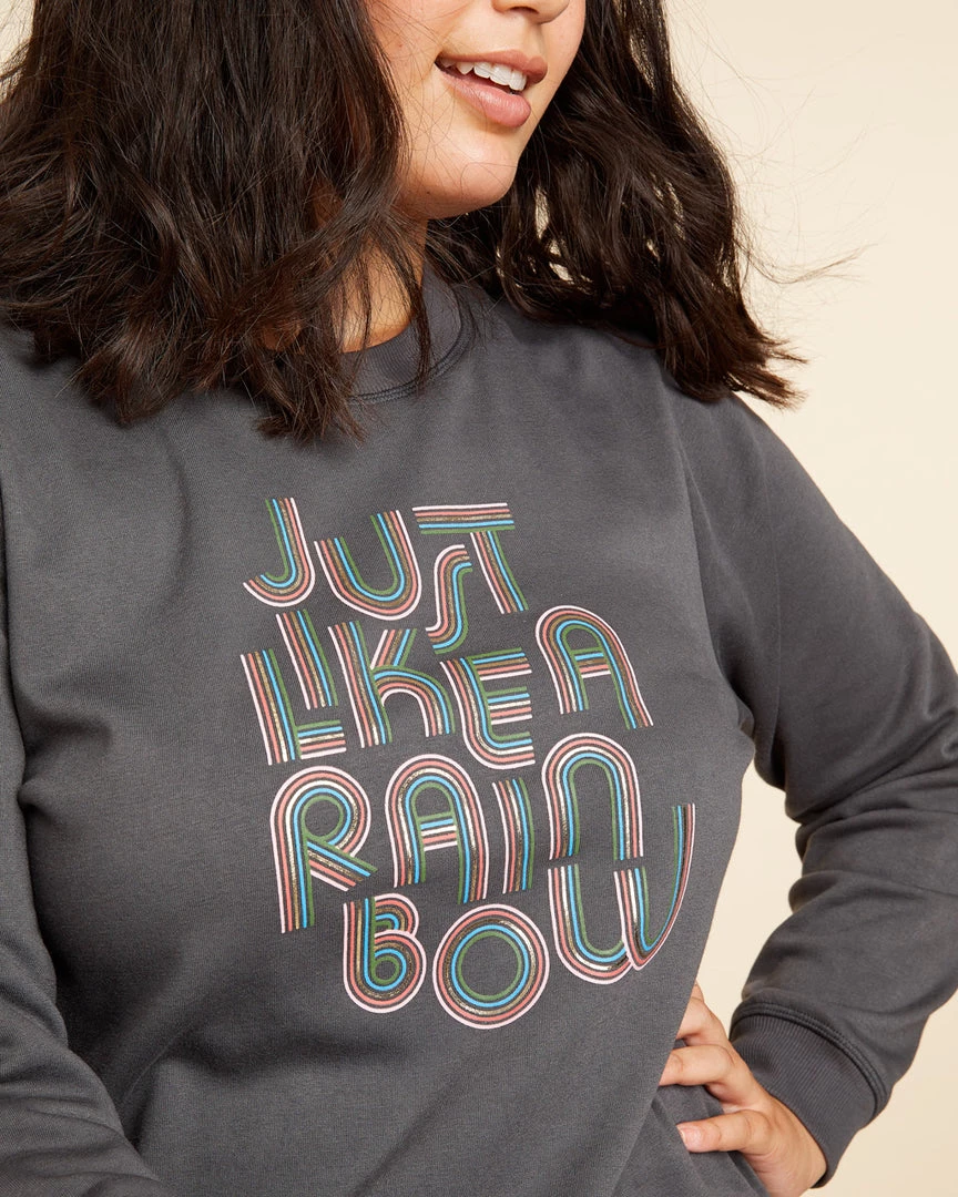 Ban.do Just Like A Rainbow Sweatshirt Clothing 1 Ban.do Just Like A Rainbow Sweatshirt Clothing