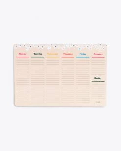 Ban.do Week-to-Week Mega Desk Notepad - Daisies Planners + Desk