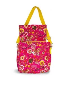Ban.do What's For Lunch? Lunch Bag - Magic Garden Hot Pink