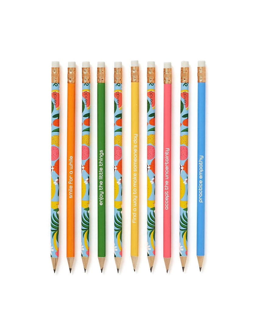 Ban.do Planners + Desk Write On! Pencil Set - Tutti Frutti 1 Ban.do Planners + Desk Write On! Pencil Set - Tutti Frutti