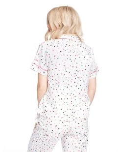 Ban.do Clothing Short Sleeve Leisure Shirt - Party Dots
