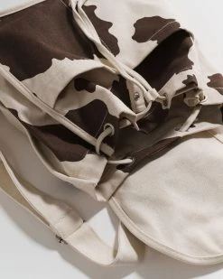 Baggu Accessories Drawstring Backpack - Brown Cow