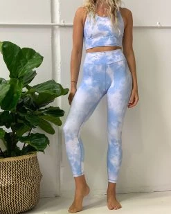 Kavala Collective Kavala Legging - Blue Tie Dye Clothing