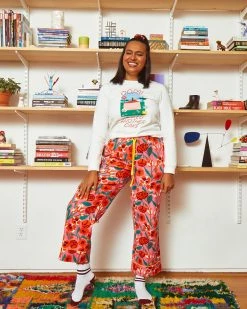 Ban.do Leisure Pants - Pink Las Flores