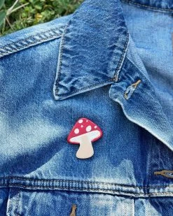 SMO Ceramics Accessories Mushroom Pin