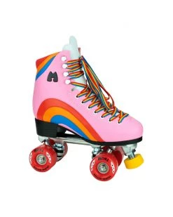 Moxi Roller Skates Rainbow Riders - Pink Heart