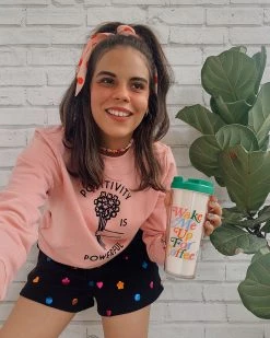 Ban.do Positivity Is Powerful Sweatshirt