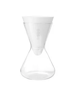 Soma Water Living 6-Cup Glass Carafe - White