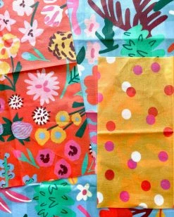 Ban.do X Zwraps Living 3 Pack Reusable Food Wraps - Picnic Polka, Summer Florals